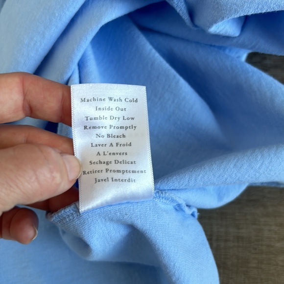 Frank & Eileen Tee Lab Patrick Popover Henley in Saltwater size M - Picture 12 of 13